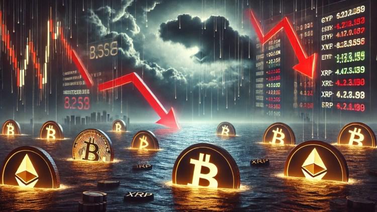 Price Drop: What is causing the decline? Bitcoin, Ethereum, and Ripple Struggle in Market Uncertainty